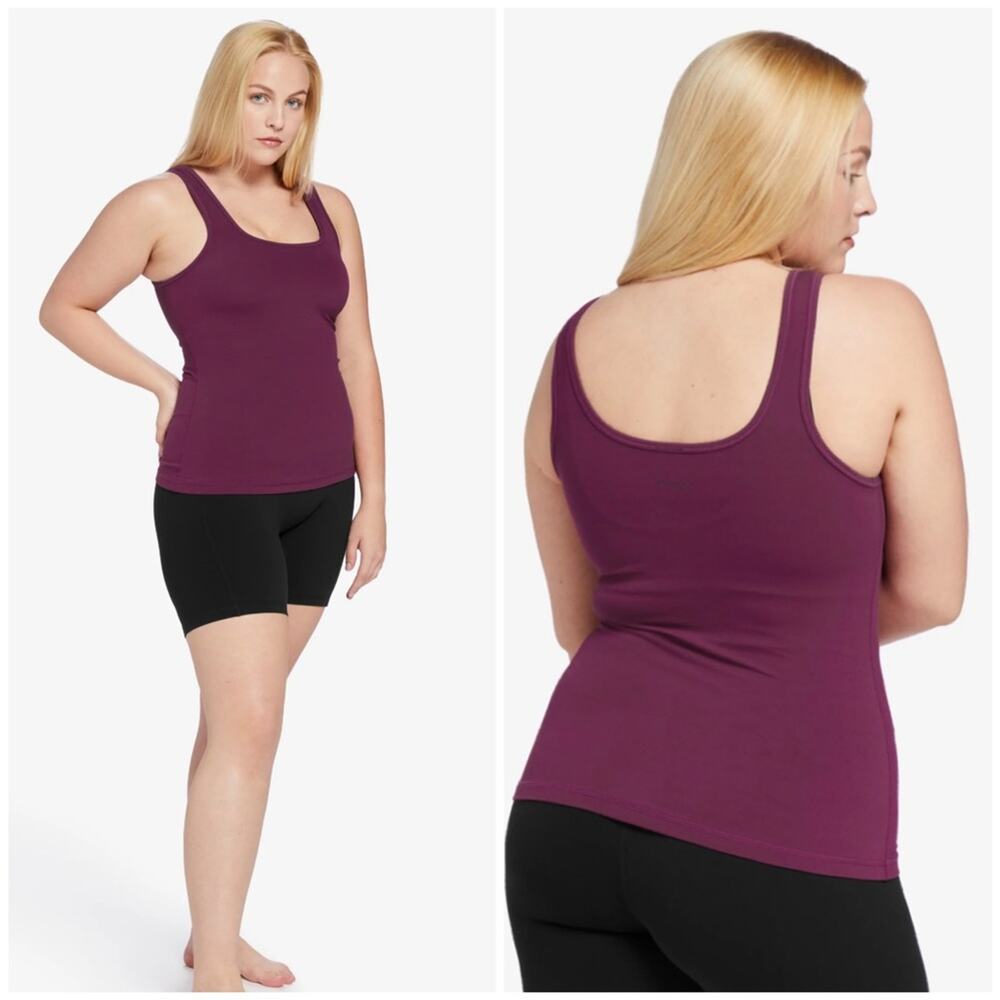 Stori Opposition Sangria Layering Tank Top